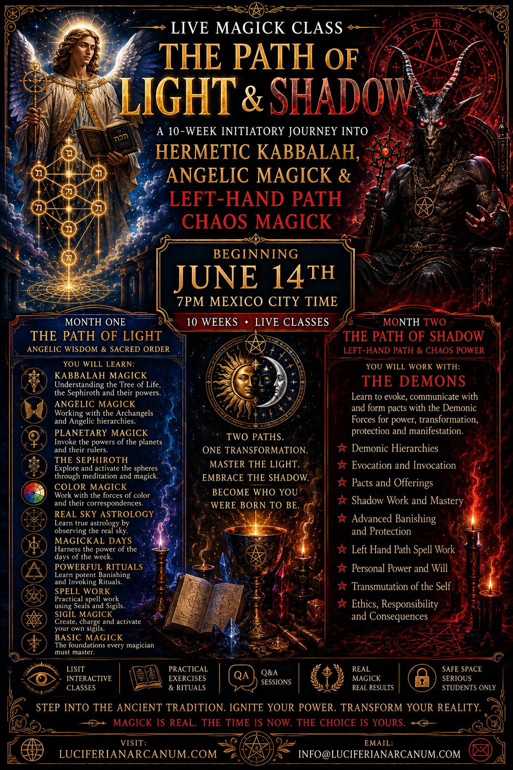 Live Classes Sovereign Magick Class